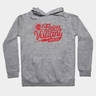 Flying Valiant Builds (Biker Style - Worn Red) Hoodie